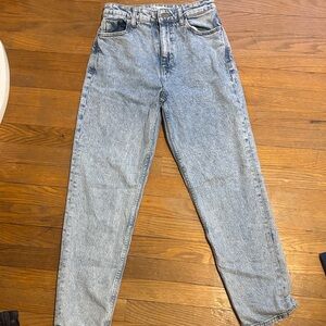 Zara High Rise Women Jeans - Light Blue
